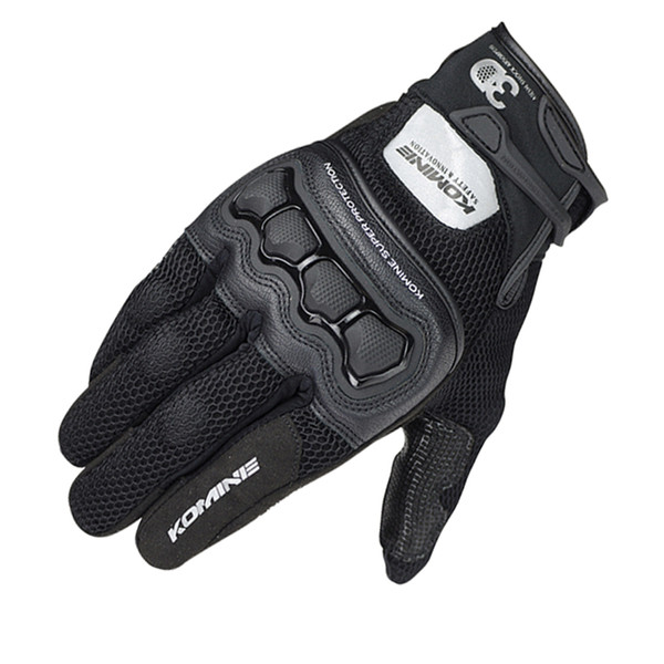 GK 215 Summer 3D Mesh Technology Riding Gloves for Motorcycle Bike Touring Black Gloves