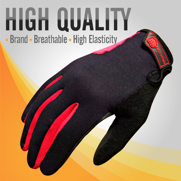 Wholesale-Drop Shipping-Free shipping Motorcycle Gloves Bike Bicycle Full Finger Protective Gear Racing Gloves Racing Gloves