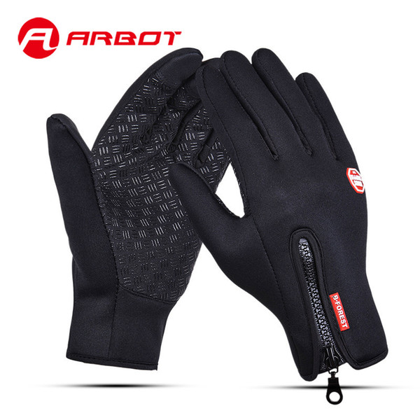 winter glove Windproof touch screen glove sport glove bicycle riding mittens warm fleece skiing composite elastic fabric