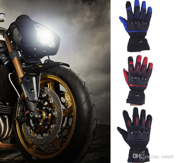 New Winter Gloves Men Luva Moto Motorcycle Gloves Racing Waterproof Windproof Winter Warm Leather Cycling Bicycle Cold Motorcycle Gloves