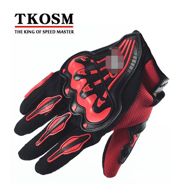 TKOSM Full Finger Motorcycle Gloves Bike Bicycle Gel Motocross Mittens Guantes Ciclismo Sport Training Luva Bike Cycling Gloves