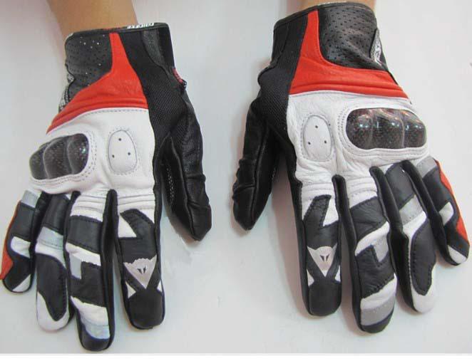 1 pair Hot sell Denis leather gloves motorcycle / Racing Gloves free shipping