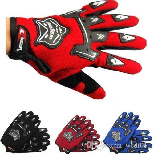 Off Road Racing Motorcycle Motorbike Gloves Motocross Full Finger Gloves BMX ATV Breathable Mesh Fabric Protective Guantes Luvas