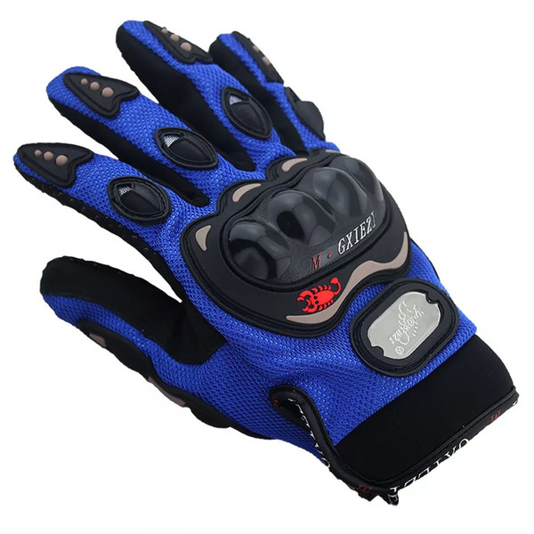 Motorcycle racing gloves all-fingered summer cyclist gloves available in three colorsWind-proof, dust-proof, easy washing and quick drying