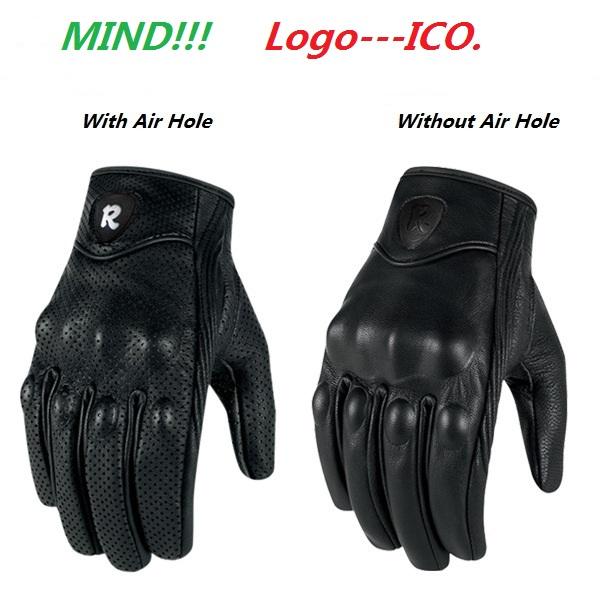 I-2-Styles-Lether Gloves Moto Racing Gloves Leather motorcycle glove cycling Perforated Leather Motorcycle Gloves