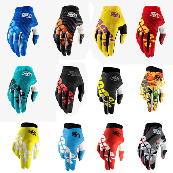 Colorful motocross racing glove motorbike Dirt Bike Bicycle cycling part ATV luvas guantes moto accessories motorcycle Gloves