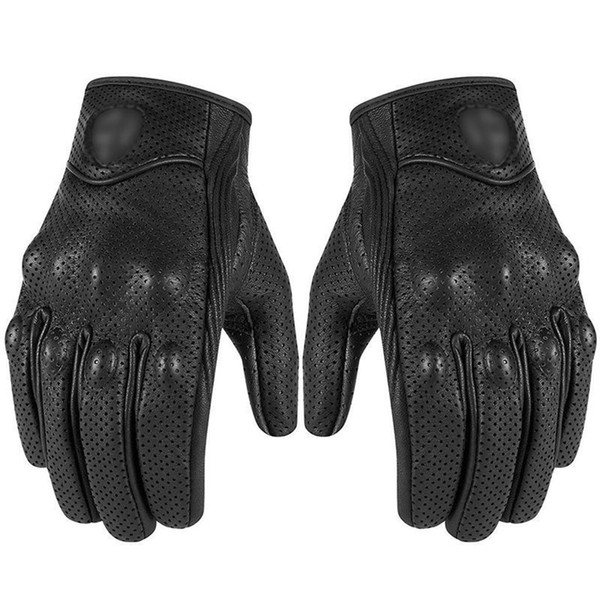 New Motorcycle gloves Professional sport full finger leather motorcycle gloves moto cycling motocross gloves guantes ciclismo racing GGA180