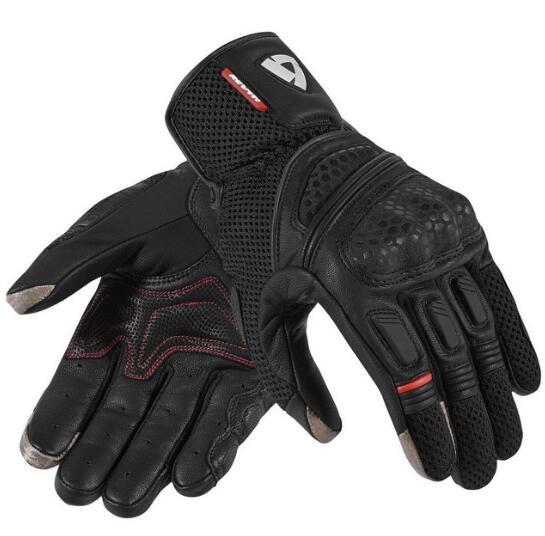 Free shipping 2019 Revit Dirt 2 Mens Leather Gloves Black