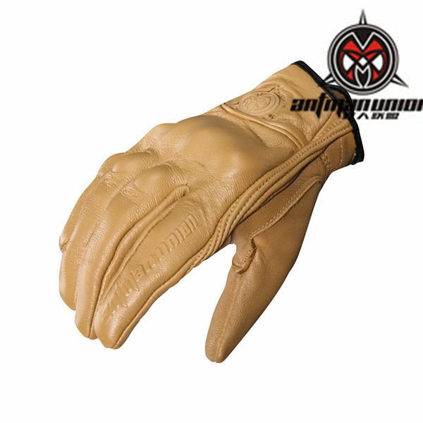 2018 Hot Motorcycle Gloves Real leather all-male and female general-purpose motorcycle racing gloves S-XXL