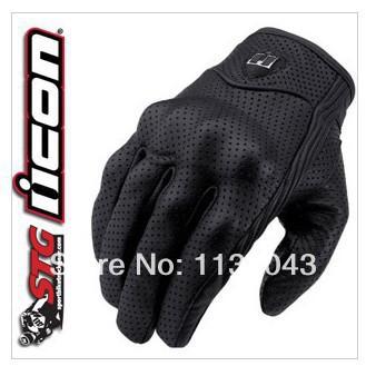 Wholesale-American ICON invisible motorcycle gloves punch goat leather gloves super ventilation function