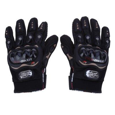 Paired Full Finger Motorcycle Gloves Motorbike Outdoor Sports Riding Breathable Protective Gears Motorcycle Gloves Outdoor Sports Cycling