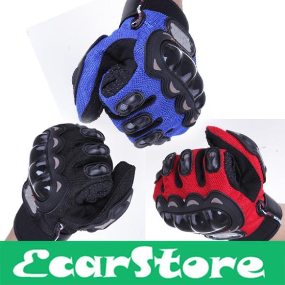 Wholesale-Cycling Bicycle Motorcycle Outdoors Sports Full Finger Protective Gear Racing Gloves Blue Black Red XXL XL L M