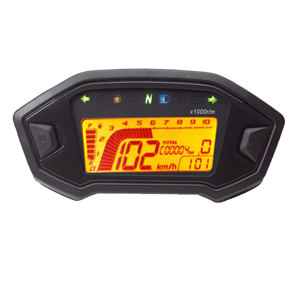 7 color Adjustable Motorcycle Tachometer Digital Speedometer LCD digital Odometer Case For Honda MSX125 TYB003