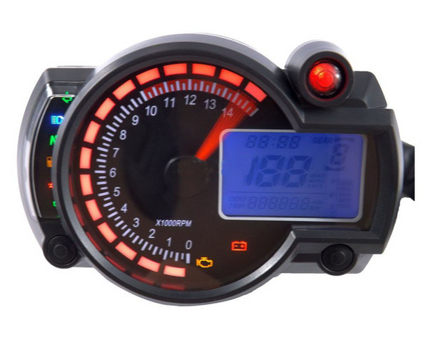 2 colors Motorcycle Adjustable Digital Speedometer LCD Odometer Backlight Speedometer Universal All motorcycle TYB002