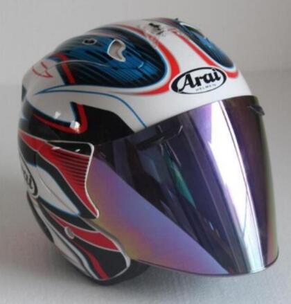 ARAI Dual Application Skull Motorcycle Helmet Novelty Retro Helmet Motorcycle Half Helmet Free Shipping