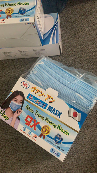 50 Pcs N95 Grade Masks Disposable Face Masks Surgical Face Mask Disposable Non-woven Dust-proof Haze-proof Free Shipping Mouth Masks