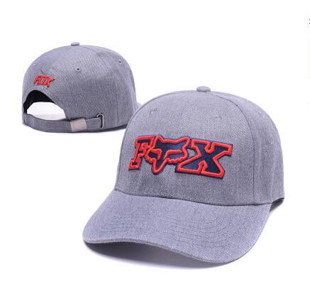 FOX racing sports caps men and women flat baseball caps riding sports outdoor caps