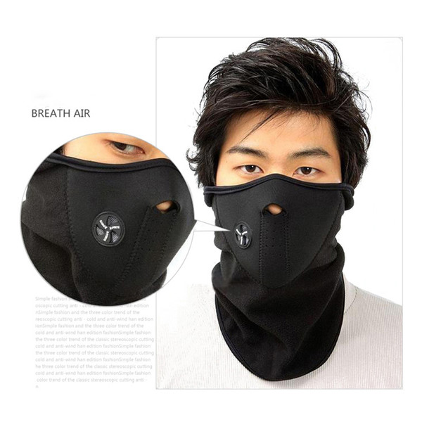 WOSAWE Motorcycle Half Face Mask Cover Fleece Unisex Ski Mask Snow Moto Cycling Warm Winter Neck Guard Scarf Warm Up Masks