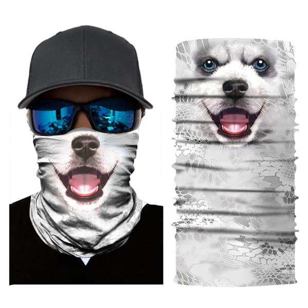 Polyester Fiber Motorcycle Face Mask Skull Bandana Helmet Neck Bike Face Mask Thermal Scarf Halloween Scarves For Outdoors