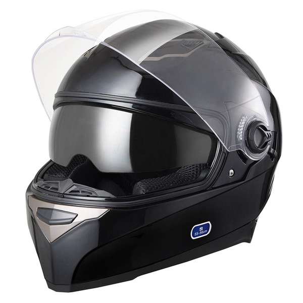 DOT Motorcycle Full Face Helmet Dual Visors Sun Shield Street Bike Motorbike Touring ABS Helmet