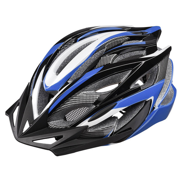 In-mold Bicycle Helmet CPSC Certified with LED Light Detachable Visor 25 Vents Adult MTB Bike Road Cycling