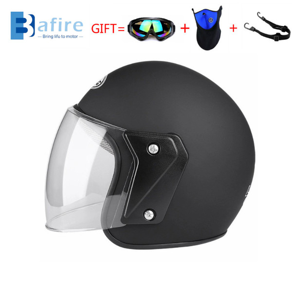 BAFIRE Electric Motorcycle Helmet Motorcycle Helmet Men And Women Four Seasons Universal Half Autumn And Winter