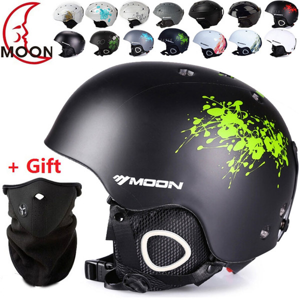 100%Brand MOON Ski Helmet Ultralight and Integrally-molded Casque Ski Snowboard Helmet Men Skating Skateboard Multi Color