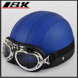 wholesale - 2013 New Motorcycle helmet summer helmet half face helmet Motorbike helmet Electric bicycle helmet with ABS and blue color