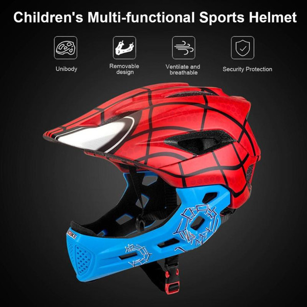 Children's Multifunctional Sports Full Helmet Bicycle Roller Skating Bike Balance Car Electric Car Scooter Skating Riding Helmet