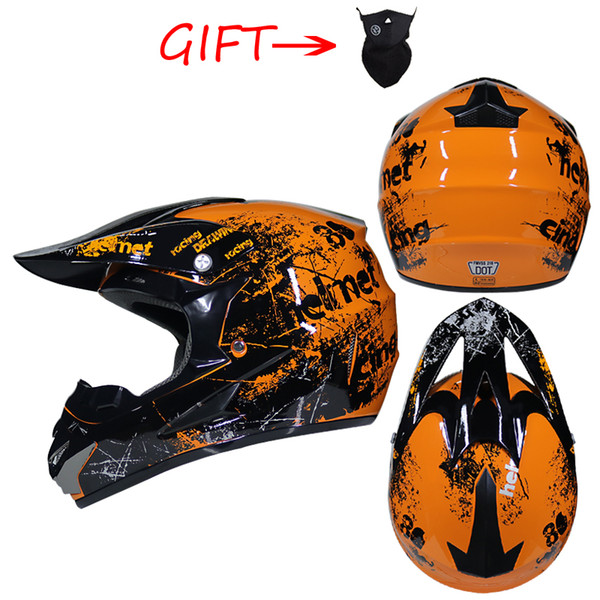 off-road helmet off-road professional vehicle cross helmet mountain bike DH racing motorcycle bicycle