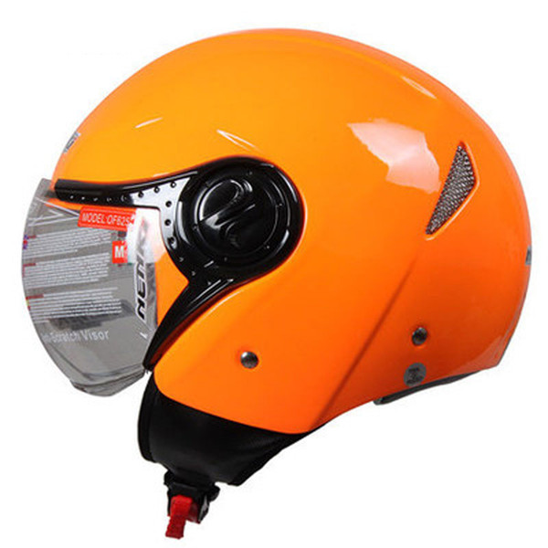 Motorcycle helmet. Open face motorcycle cruiser scooter helicopter helmet rotation