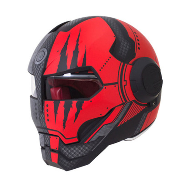 HEROBIKER Motorcycle Helmet Vintage Retro Cruiser Chopper Cafe Racer Capacetes Moto Helmet Motocross Motorbike Full Face Helmet