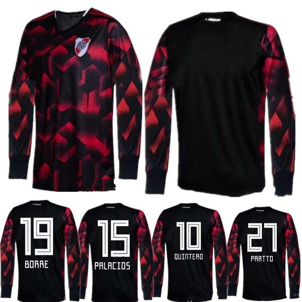 19 20 River Plate Long sleeve home Soccer Jersey 2020 River Plate #10 G.Martinez Away Football Shirt QUINTERO PALACIOS PRATTO Camiseta