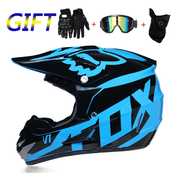 3 gift motorcycle helmet mens moto bicycle helmet capacete motocross off road DOT ATV Dirt bike Downhill MTB DH racing