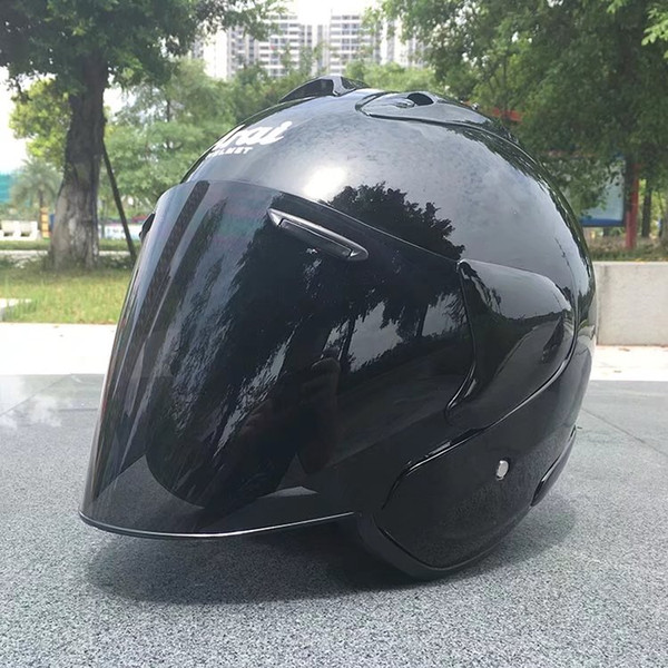 2017New ARAI New motorcycle helmet racing helmet cross country half men and women sunscreen helmets black