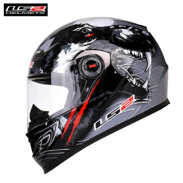 Capacete LS2 Motorcycle Helmet Full Face FF358 Racing Casco Moto Casque Motor Helm Many Colors