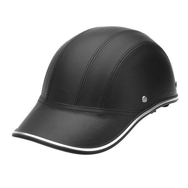 Motorcycle Bike Scooter Half Helmet Baseball Cap 30-46cm/11.8x18.1inch (adjustable) Style Safety Hat