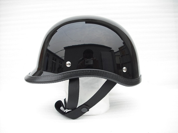 Motorcycle half helmet jockey open face vintage hill climbing vintage bike helmet retro cafe racer