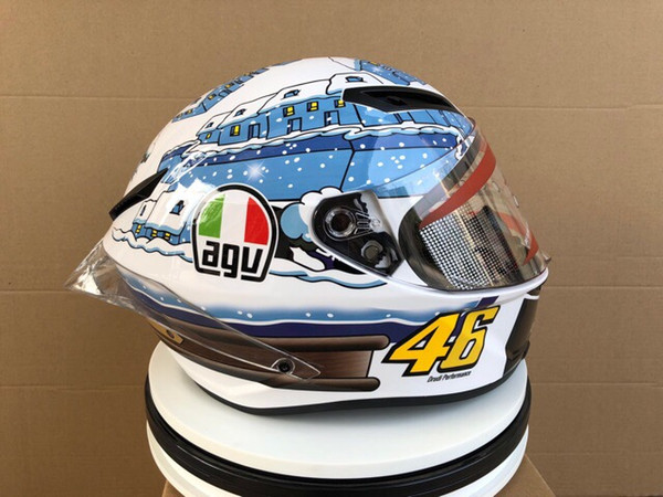 Agv Pista Winter Test White Full Face Motorcycle Helmet(Replica-Not Original)