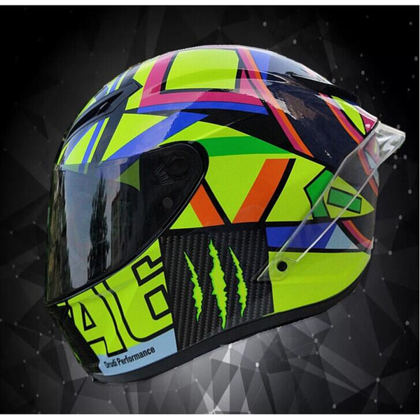 DGL Motorcycle helmets motocross racing agv pista helmet motorbike full face dual shield helmet unisex available