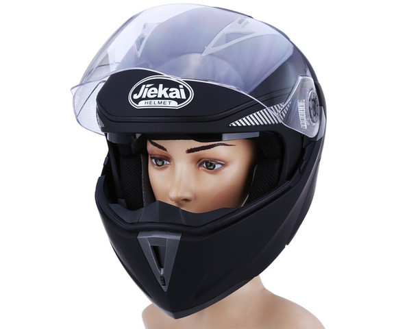 New Motorcycle Helmet Full Face Dual Visor Street Bike with Transparent Shield with ABS Material with Hot Pressure Sponge Liner