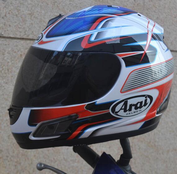 Free shipping motorcycle helmet full helmet ARAI motorcycle full ECE blue, ddeff