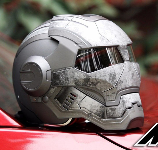 Iron Man Helmet automic man DOT Ironman helmet motorcycle motorbike Iron man 610 Masei open face factory wholesale