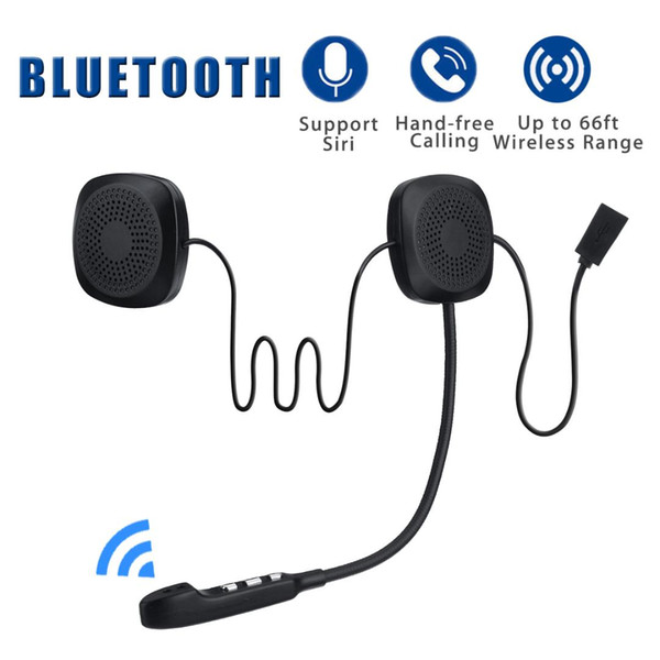 Audew 50M Waterproof Moto bluetooth Wireless Anti-interference Helmet Headset Hands Free bluetooth V4.2 Intercom for Motorcycle