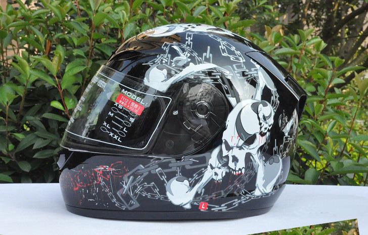 Tanked Racing Off Road Motorcycle helmet Motorcross Full Face Motorbike Helmets made of ABS The skull chain TANKED T112