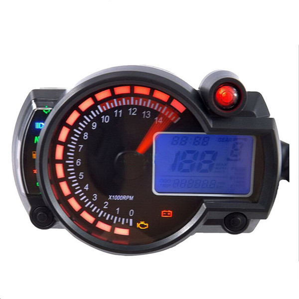 Hot Selling New 14000rpm Modern RX2N Similar LCD Digital Motorcycle Odometer Speedometer Adjustable MAX 299KM/H