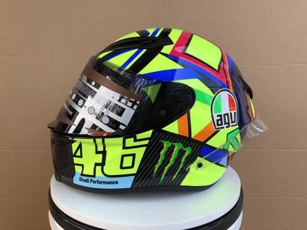 Agv Pista Soleluna Rossi REPLICA HELMET Full Face Motorcycle Helmet off road racing(Replica-Not Original)