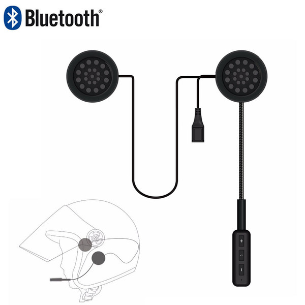 Wireless Bluetooth Headset Motorcycle Helmet Earphone Headphone Speaker Handsfree Music Headsets For MP3 MP4 Smartphone