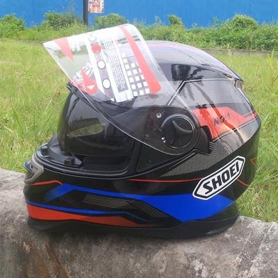 Wholesale-Free shipping Hot sale 2016 SHOEI motorcycle helmet full helmet Motorcycle Helmet ATV helmet Safety dual lens black