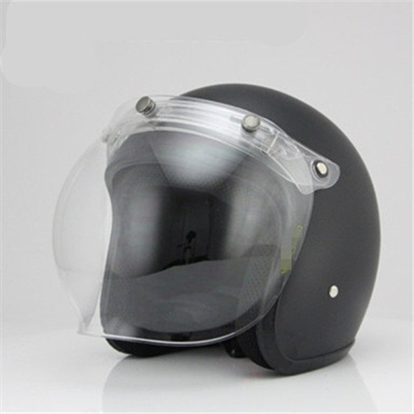 HOT SELL open motorcycle helmet ATV helmet Safety matte black Capacete DOT approved with Discount low price for Adult casco